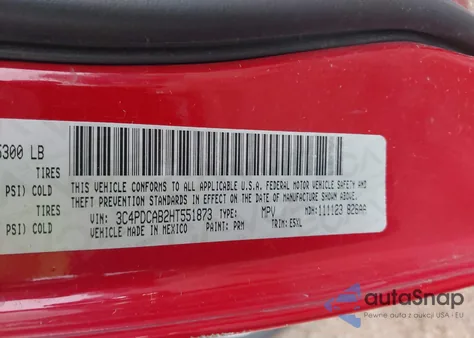 2017 Dodge Journey Se из США, поврежденный, VIN 3C4PDCAB2HT551873